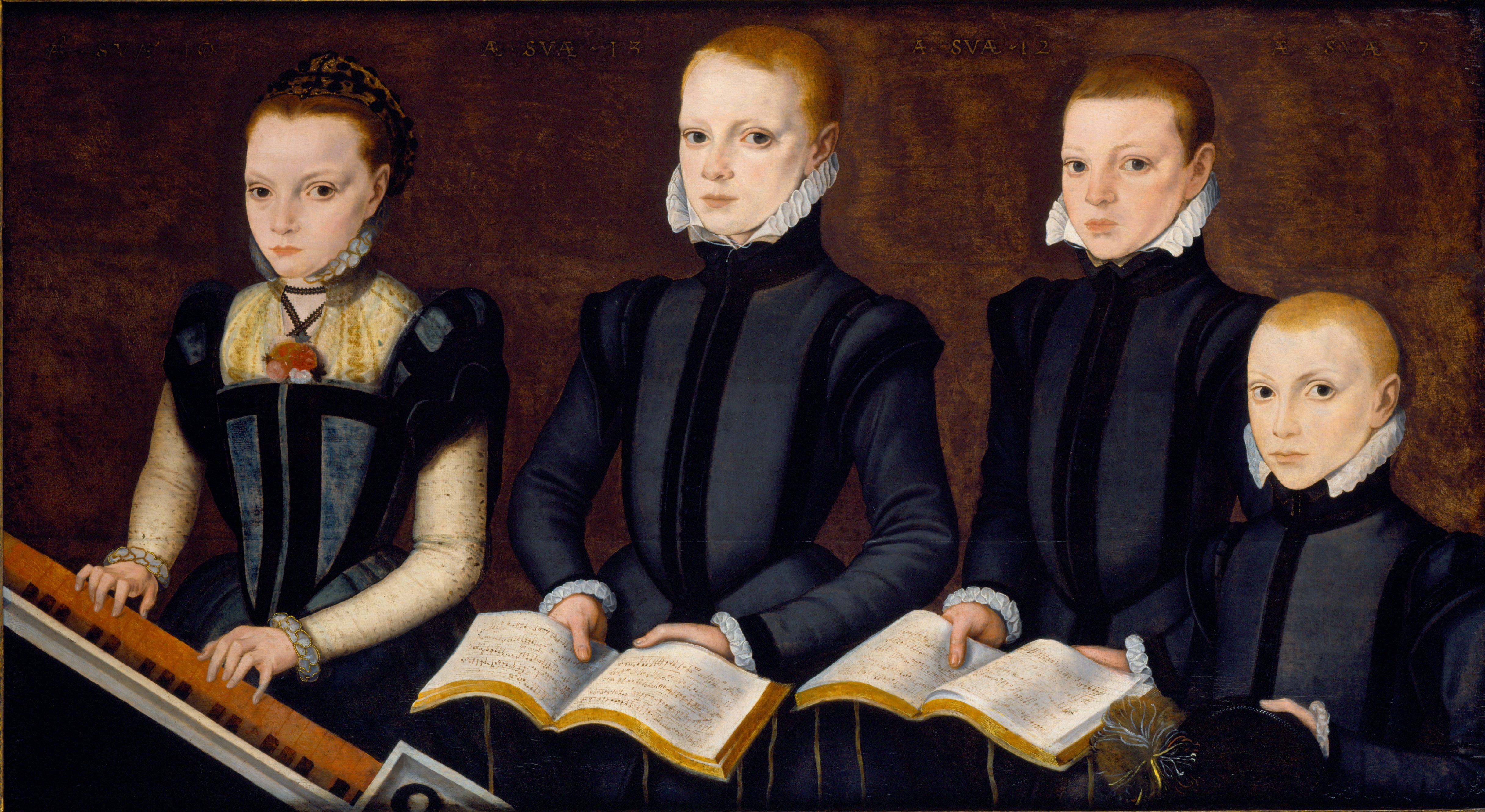 Дети ренессанса. Софонисба Ангиссола картины. Исторический семейный портрет. Групповой портрет эпохи Возрождения.