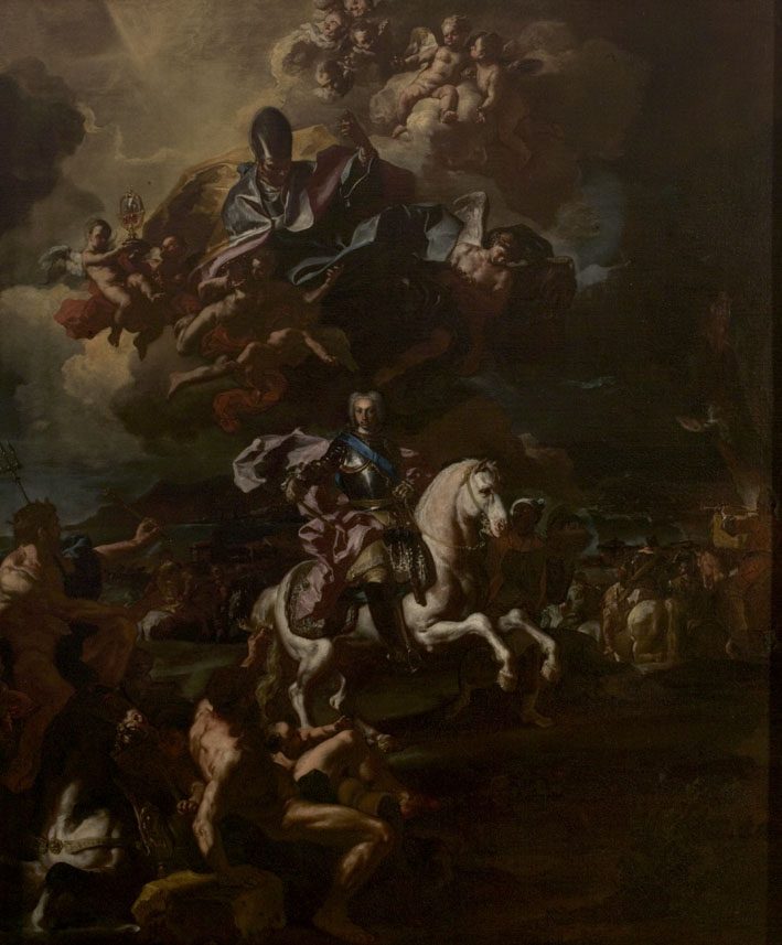 Charles of Bourbon at the Battle of Gaeta